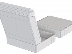 Cardboard Box FEFCO0427 - 004 Model 3D