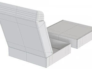 Cardboard Box FEFCO0427 - 004 3D Model