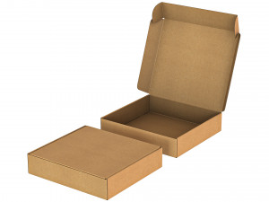 Cardboard Box FEFCO0427 - 003 3D Model