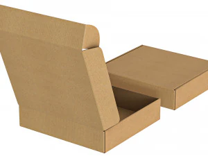 Cardboard Box FEFCO0427 - 003 3D Model