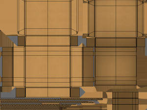 Cardboard Box FEFCO0427 - 003 Modello 3D