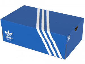 Caixa de sapatos Adidas 001 Modelo 3D