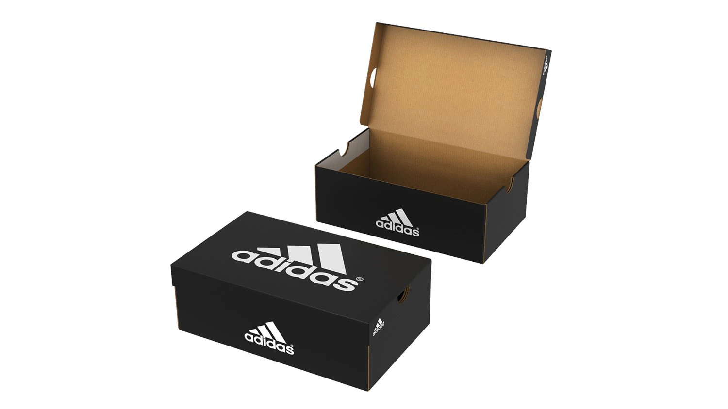 Adidas Shoe Box 002 3D Model .c4d .max .obj .3ds .fbx .stl .blend 