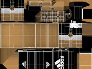 Adidas Shoe Box 002 3D-Modell