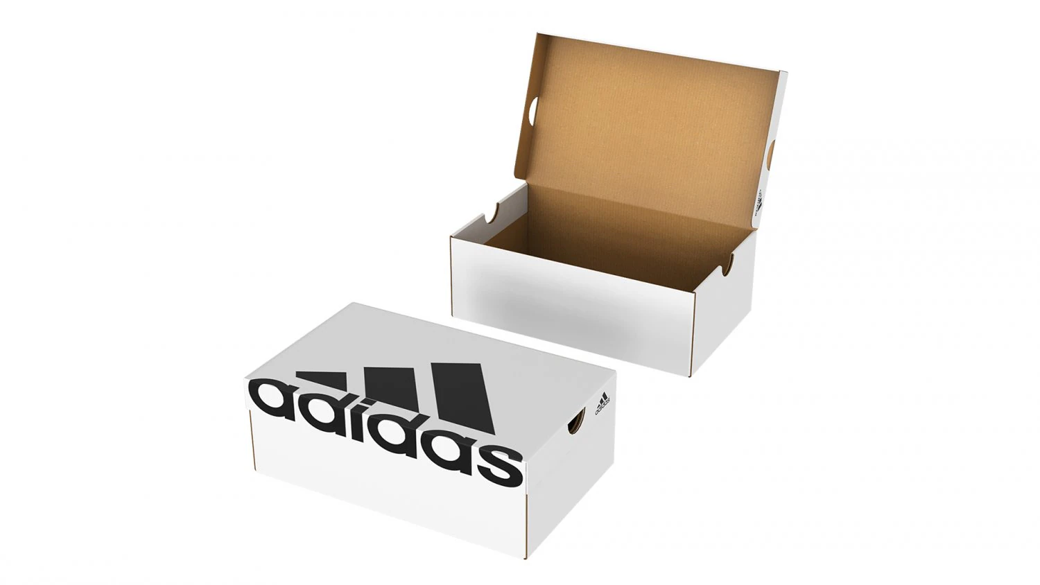 Adidas Shoe Box 003 3D Model .c4d .max .obj .3ds .fbx .stl .blend 