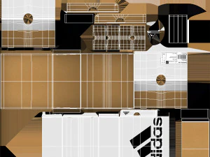 Adidas Shoe Box 003 3D Model