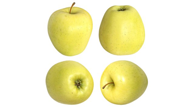 Apple 01 3Dモデル .c4d .max .obj .3ds .fbx .stl .blend 