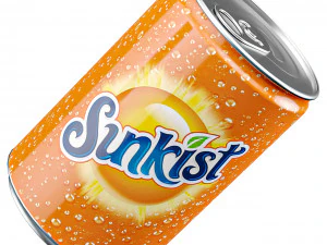 सनकिस्ट ऑरेंज सोडा 3D मॉडल