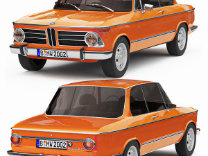 B M W 2002 tii 3D Модель