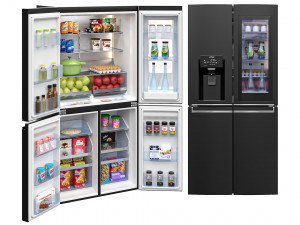 LG Refrigerators GF-D706MBL 3D Model