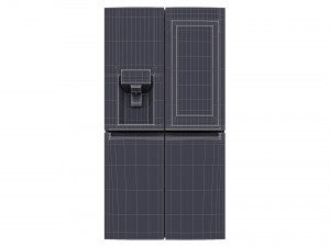 LG Refrigerators GF-D706MBL 3Dモデル