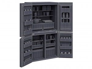 LG Refrigerators GF-D706MBL 3Dモデル