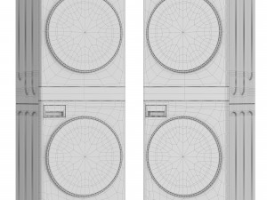 LG WashTower - Washer Dryer - WWT-1710B Modelo 3D