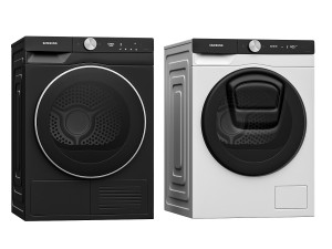 WASHING MACHINE AND DRYER - SAMSUNG DV90T8240SE - SAMSUNG WD12T754DBN 3D-Modell