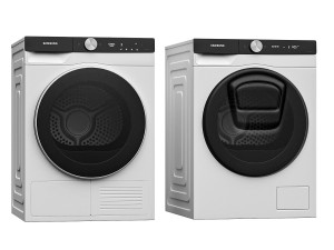 WASHING MACHINE AND DRYER - SAMSUNG DV90T8240SE - SAMSUNG WD12T754DBN 3D-Modell