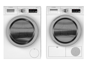 Bosch 800 Series Washing Machine and Dryer - Bosch WAT28402UC - Bosch WTG865H4UC Model 3D
