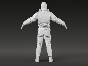 Hazmat Protective Suit Level C 3D Model