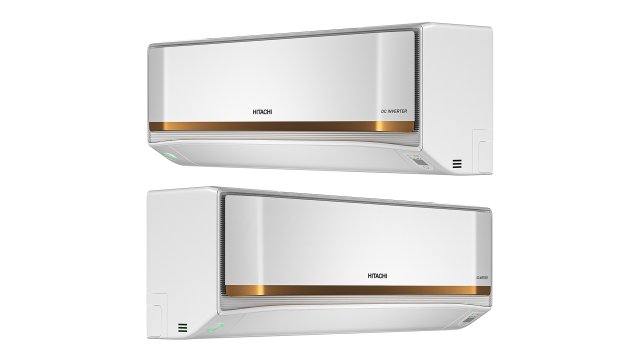 Hitachi inverter Split Air Conditioner iZen 3400FXL 15 Ton 3 Star R32-RASG318PCAISF 3D Model .c4d .max .obj .3ds .fbx .stl .blend 