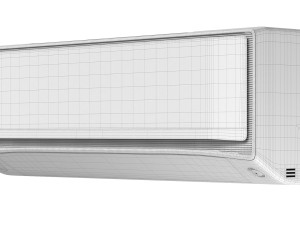 Hitachi inverter Split Air Conditioner iZen 3400FXL 15 Ton 3 Star R32-RASG318PCAISF 3D Model