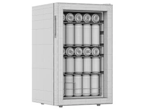 STAIGIS 25 Cubic Mini Fridge Refrigerator 3D Model