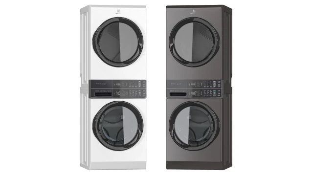 Electrolux Laundry Washer Tower Пральна та сушильна машина ELTE760CAT 3D Модель .c4d .max .obj .3ds .fbx .stl .blend 