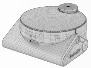 SAMSUNG BESPOKE Jet Bot AI Robot aspirapolvere VR50T95735W Modello 3D