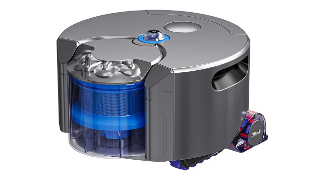 Dyson 360 Eye Robot Vacuum 3D Model .c4d .max .obj .3ds .fbx .stl .blend 