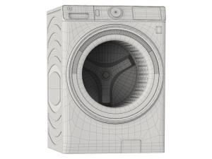 GE - Washing and Dryer Machines GFW850SPNRS-GFD85ESMNRS 3D Model