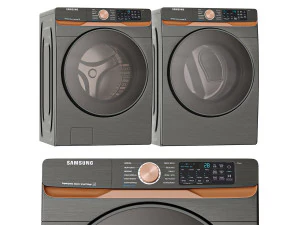 M&aacute;quinas de lavar e secar roupa Samsung - WF50BG8300AVUS - DVE50BG8300VA3 Modelo 3D