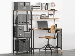 Local de trabalho do escrit&oacute;rio IKEA 02 Modelo 3D