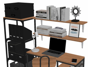 IKEA Office Workplace 02 Modelo 3D