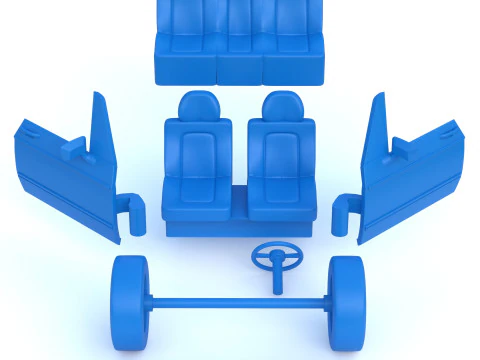 B M W 2002 tii 3D Print Model