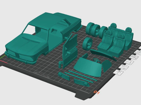 B M W 2002 tii 3D Print Model