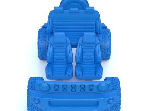 Suzuki Jimny GLX 2024 3D printing 3D Print Model