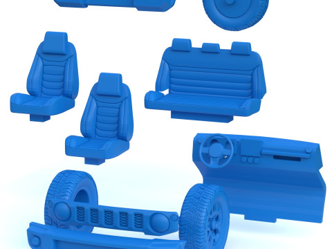 스즈키 짐니 GLX 2024 3D 프린팅 3D 프린트 모델