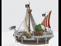 ONE PCECE Going Merry ship Sailboat anime 3D-Modell