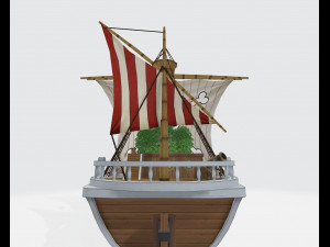 one pcece going merry ship sailboat anime 3Dモデル