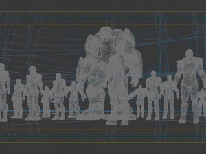 钢铁侠合集19个机器人模型 3D 模型