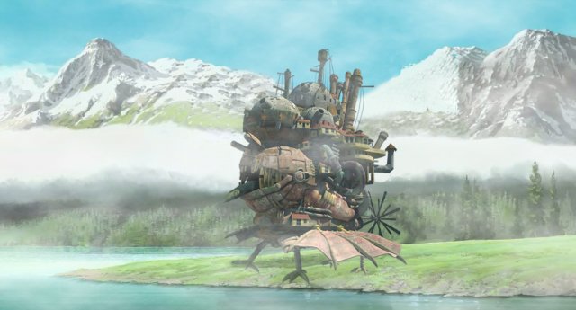 howl s moving castle japanese anime Modelo 3D .c4d .max .obj .3ds .fbx .stl .blend