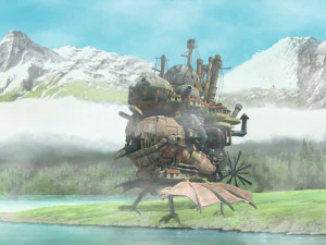 Howl'un hareketli kalesi japon animesi 3D Model