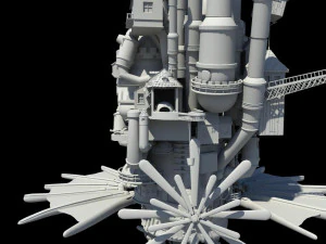 howl s moving castle japanese anime 3D Model
