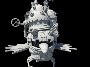 howl s moving castle japanese anime Modelo 3D
