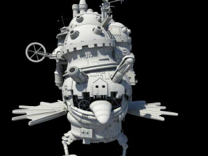 howl s moving castle japanese anime 3D Model
