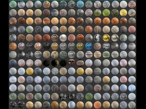 tens of thousands of materials textured about 600g CG Textures