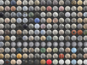 tens of thousands of materials textured about 600g CG Textures
