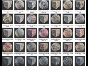 tens of thousands of materials textured about 600g CG Textures