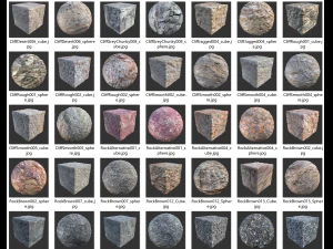 tens of thousands of materials textured about 600g CG Textures