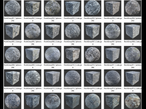 tens of thousands of materials textured about 600g CG Textures