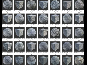 tens of thousands of materials textured about 600g CG Textures