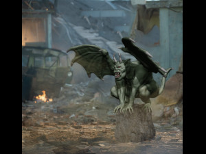 gargoyle 3D 모델